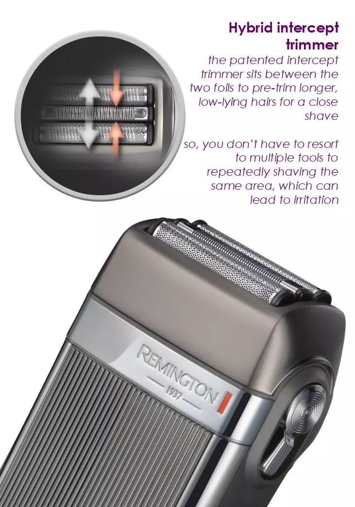 Buy Remington REMINGTON Heritage Foil Shaver, HF9000 Online ZALORA