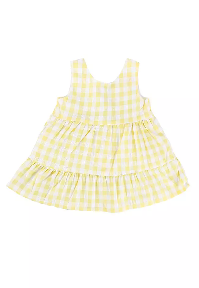 Pastel yellow babydoll outlet dress