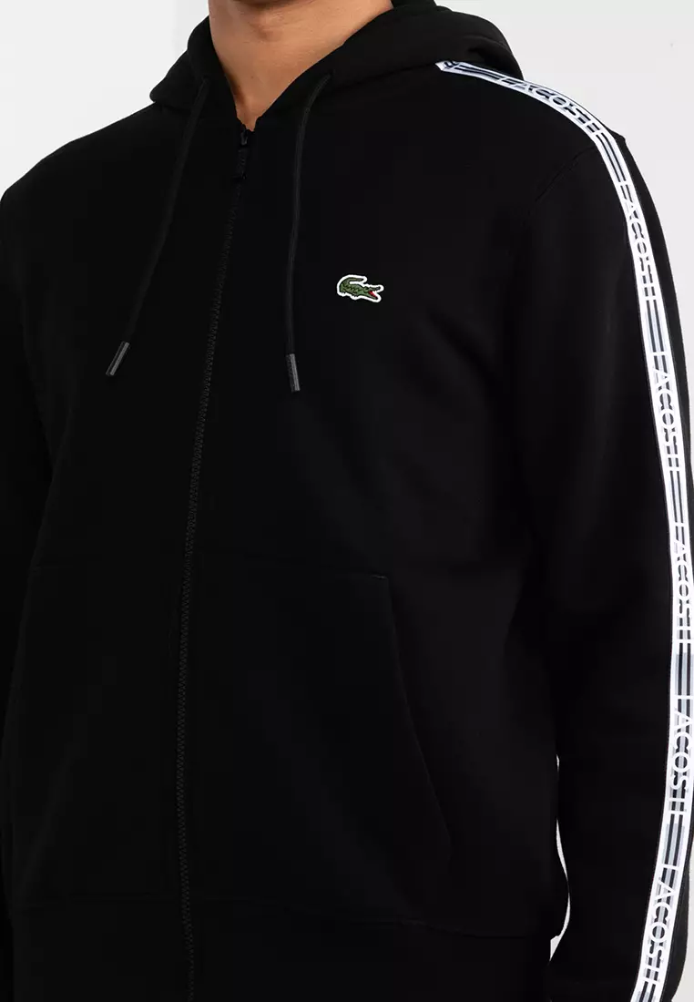 線上選購Lacoste Zip Classic Stripes Jacket | ZALORA 台灣