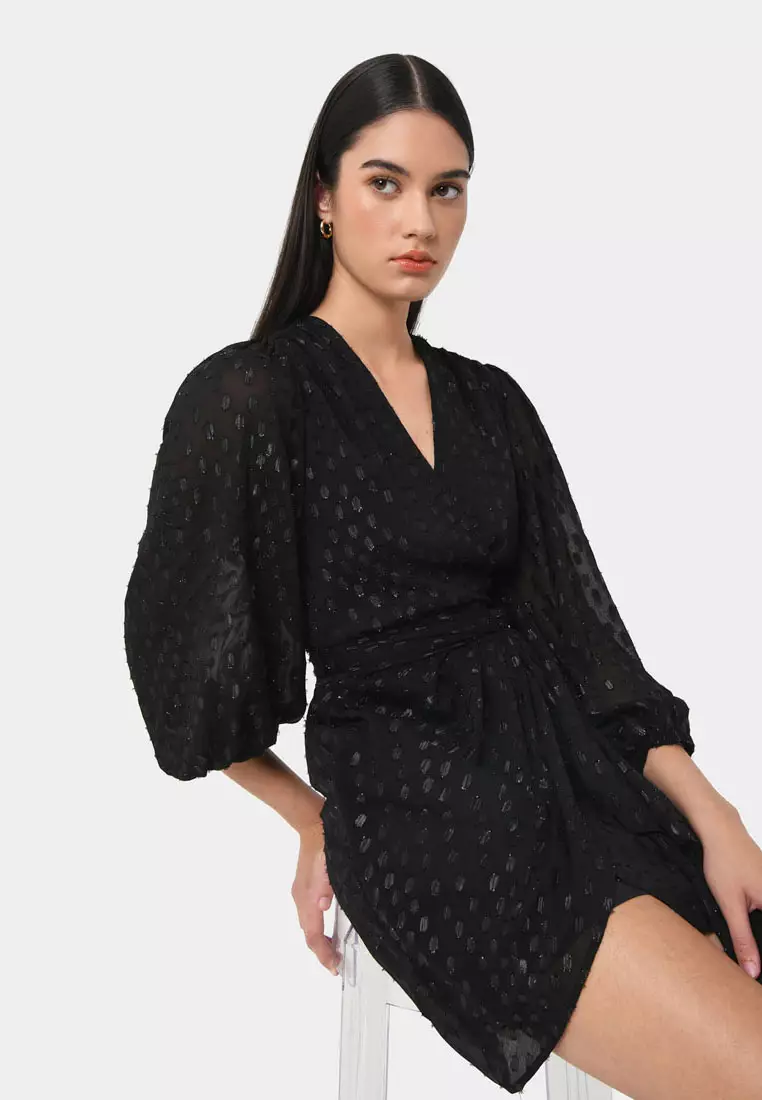 Minda Glitter Mini Dress