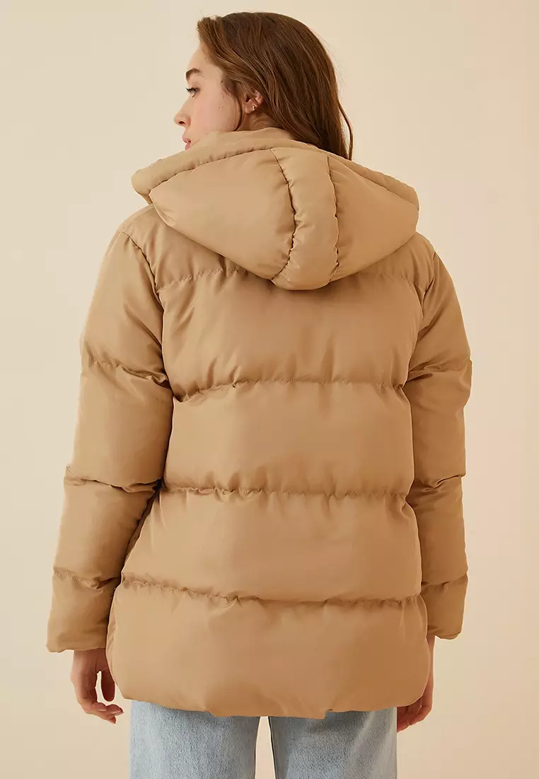 Hooded Puffy Coat