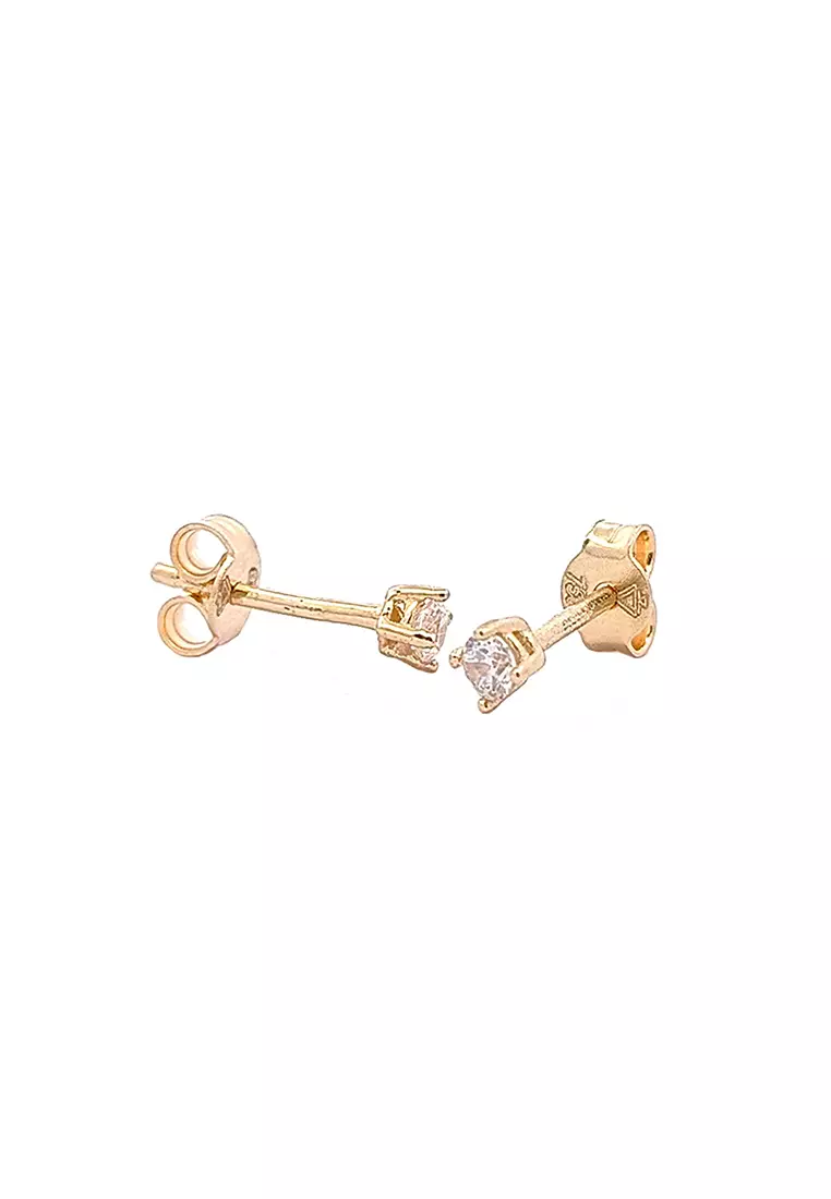 18k earrings saudi shop gold