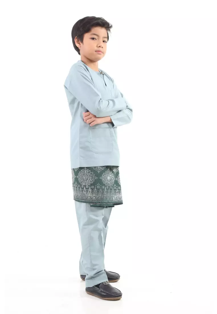Baju Melayu Moden Teluk Belanga For Kids
