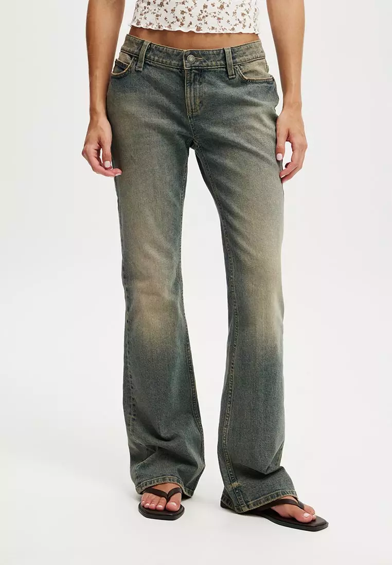 Low Rise Bootcut Jeans