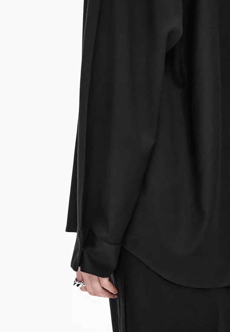 全羊毛宽松长袖TOP