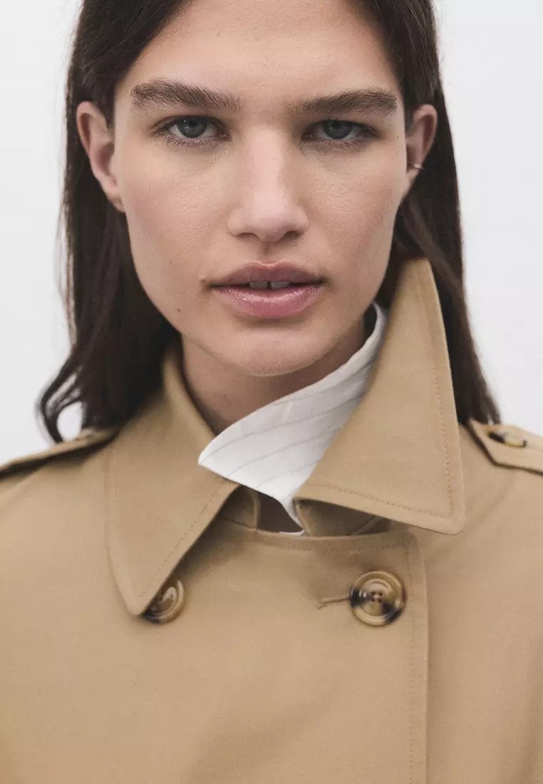 Classic Trench Coat With Belt