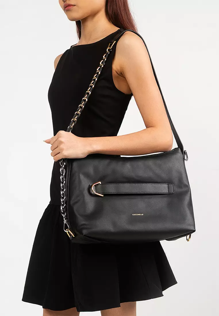 Gretel Puffy Smooth Shoulder Bag