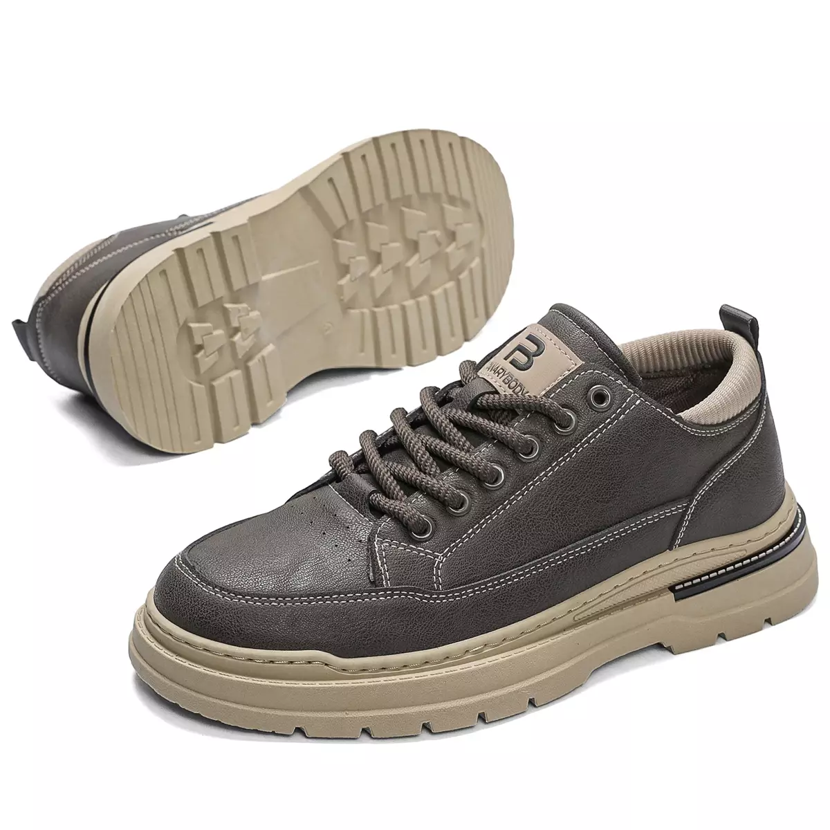 Sepatu Pria Kerja Kantoran Formal Sneakers Bertali Ootd Jalan Santai QNF2157