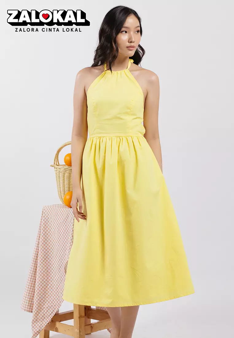 Inc shop yellow dress