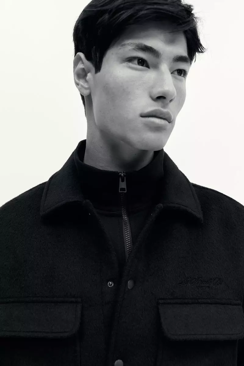 Wool-blend overshirt