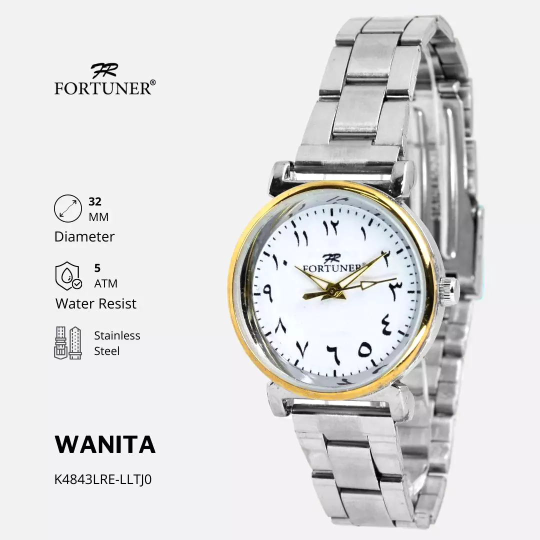 Jual Fortuner Watch Fortuner Jam Tangan Wanita Analog Angka Arab Tahan