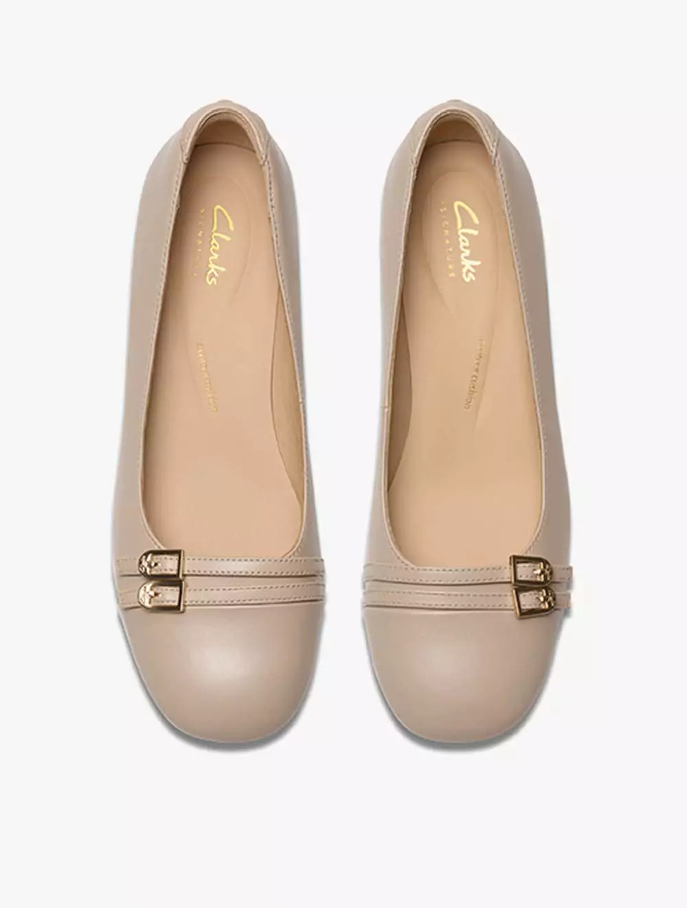 Clarks Daiss30 Court Sand Leather