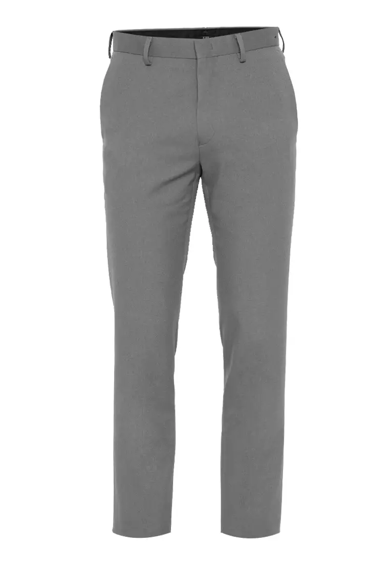 Jobb Bellwool-B Celana Panjang Pria Modern Slim Fit Light Grey 3
