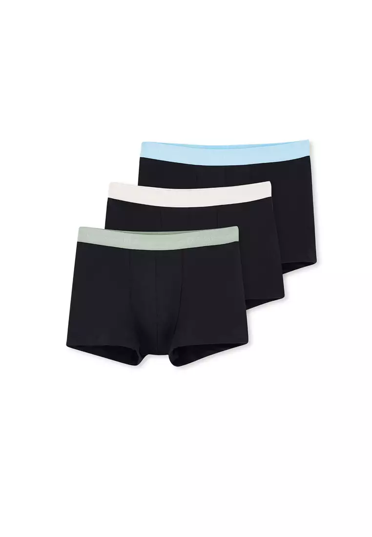 DAGİ 3-Pack Black Basic Boxer, Regular Fit, Underwear for Men 2024 ...