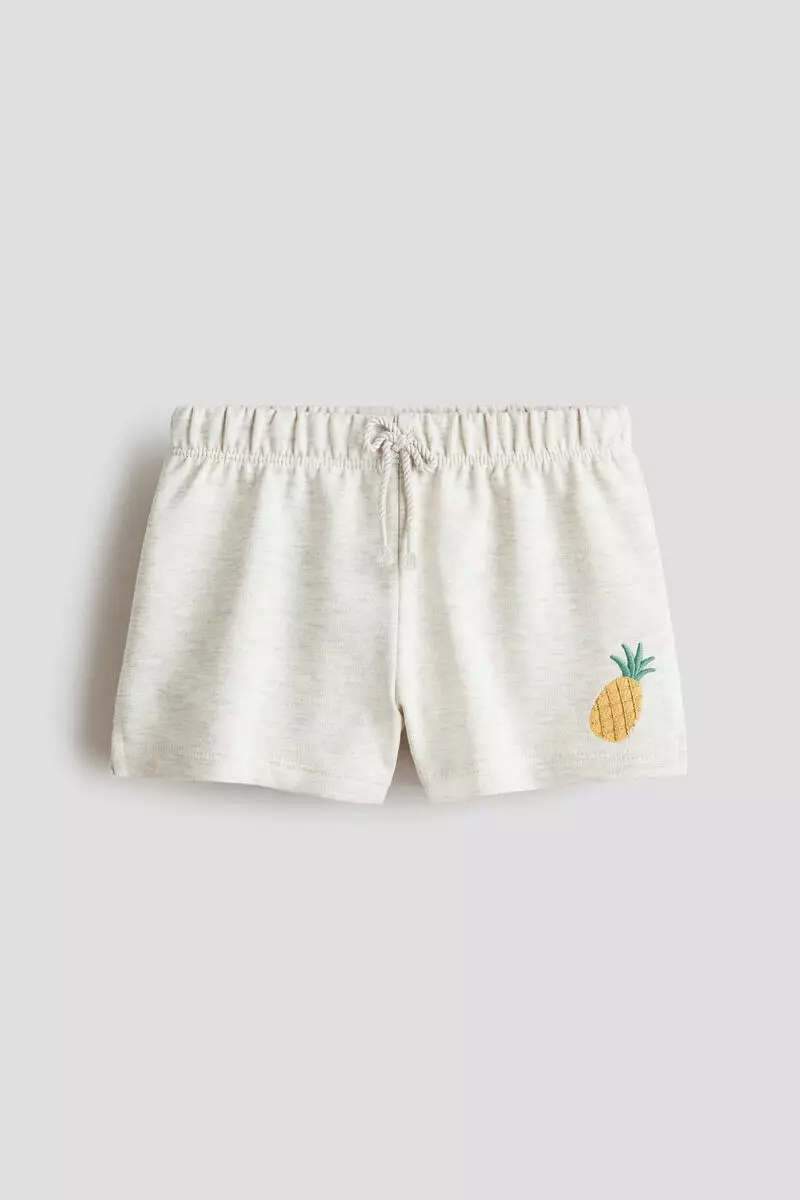 Embroidered sweatshorts