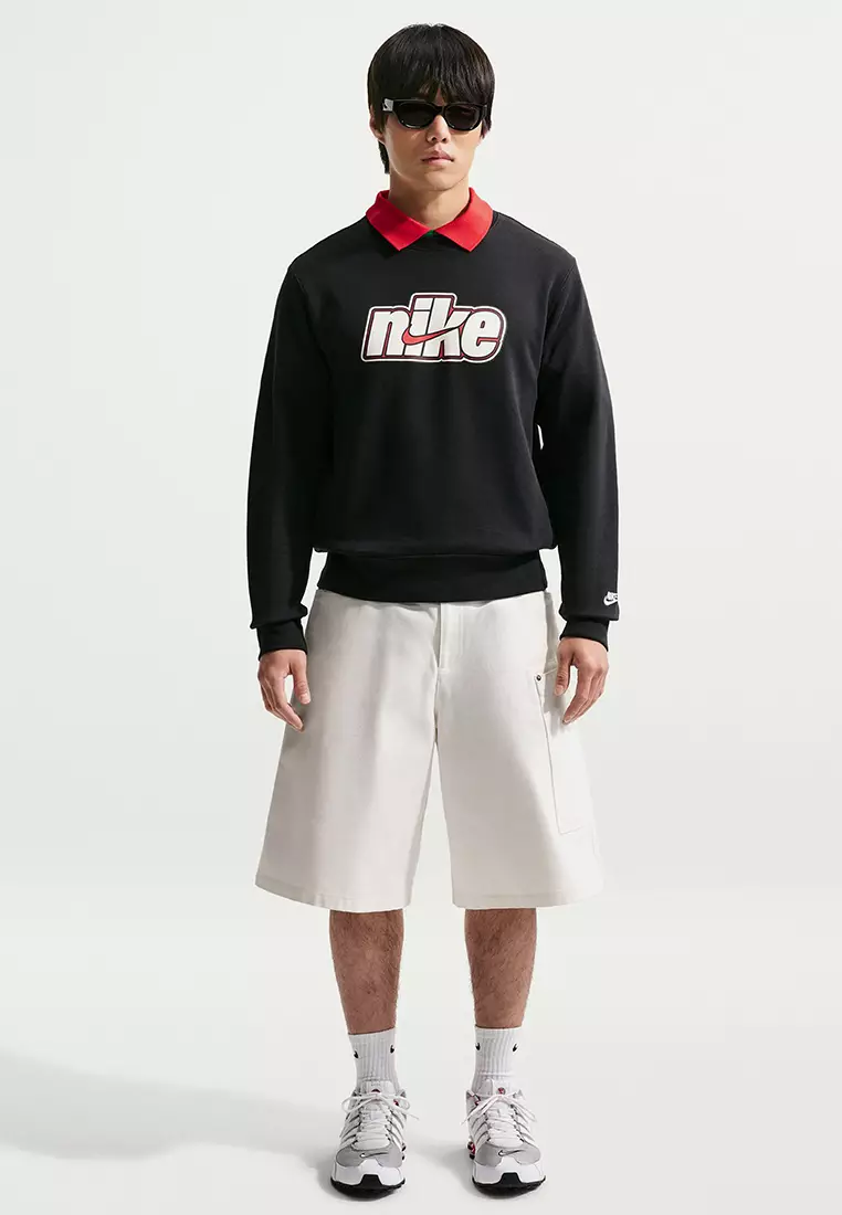 Sportswear Club Men's French Terry Crew-Neck Sweatshirt