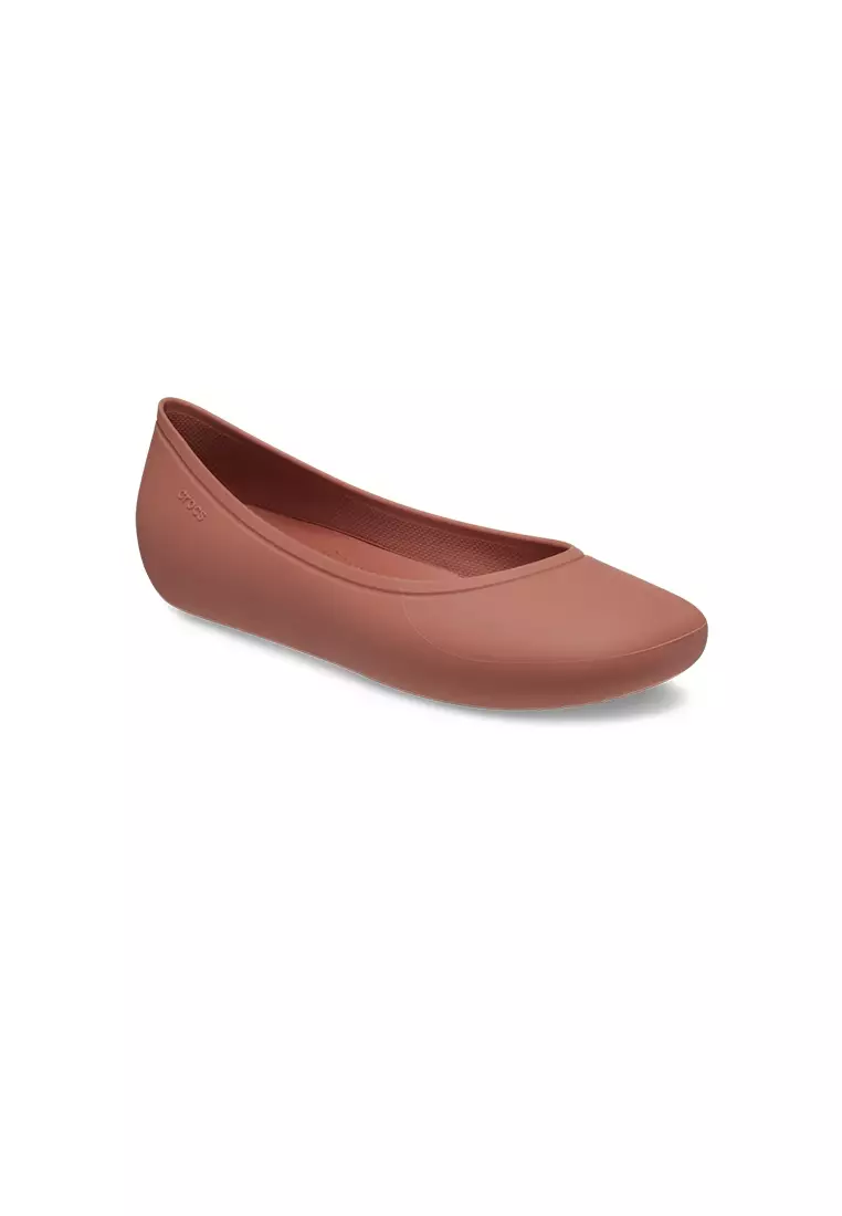 Discount on Crocs  shoes - SKU: Women's Brooklyn Flat In Spice