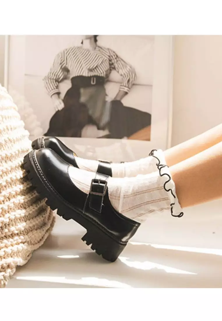 Buy Twenty Eight Shoes 5CM Leather Mary Jane Shoes MZ566-1