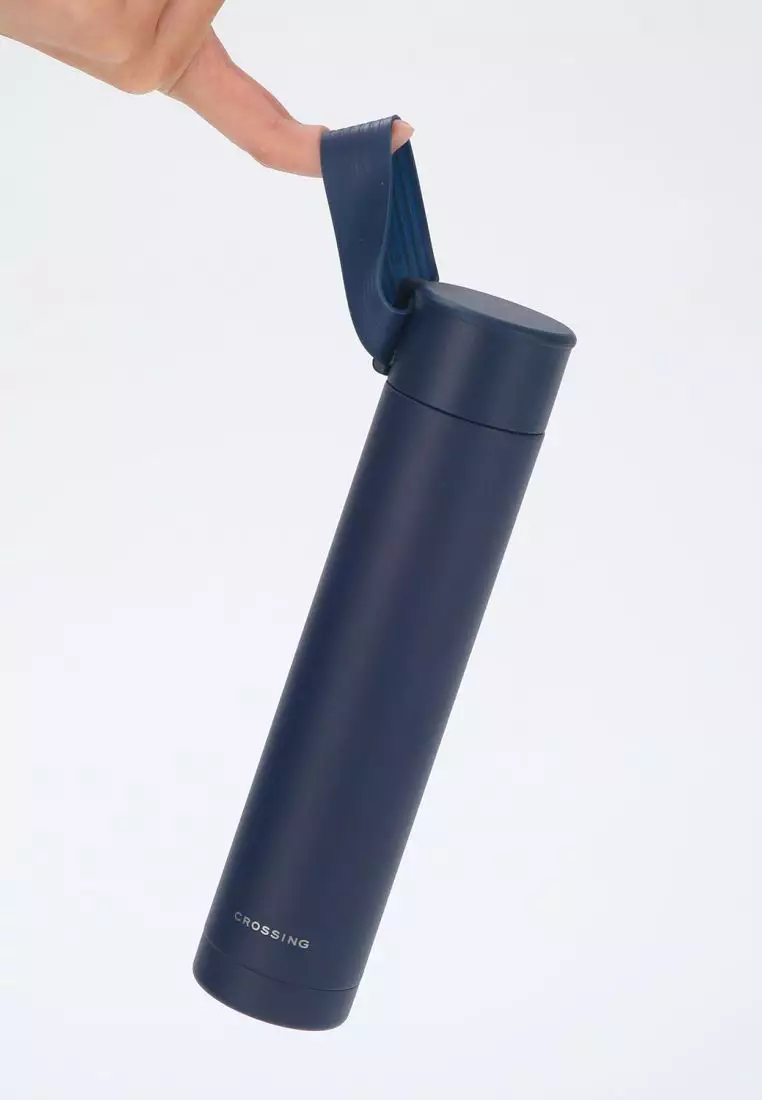 Crossing Compact Slim Insulated S/S Bottle 250ml - Ink Blue