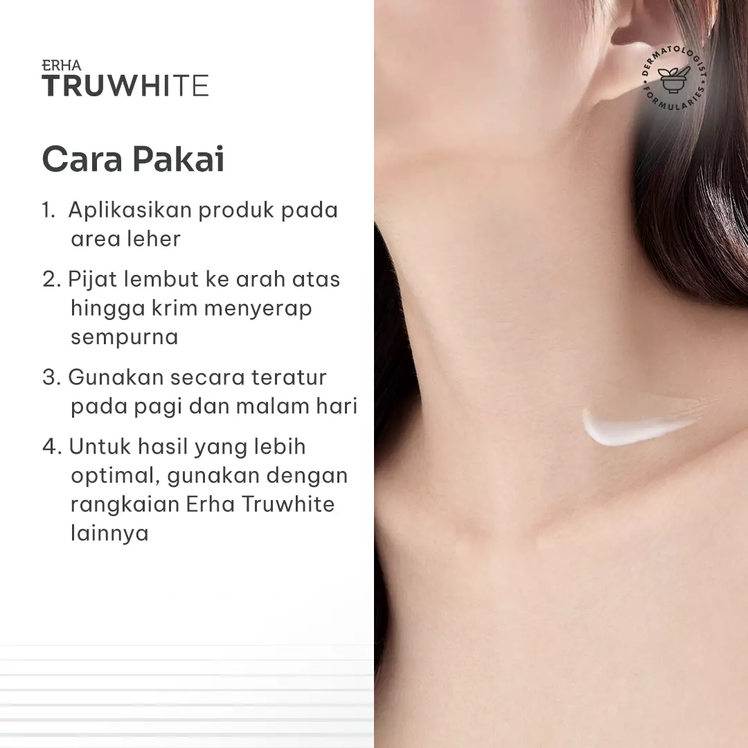 ERHA Truwhite Arbutin & Peptide Brightening Neck Cream 30g