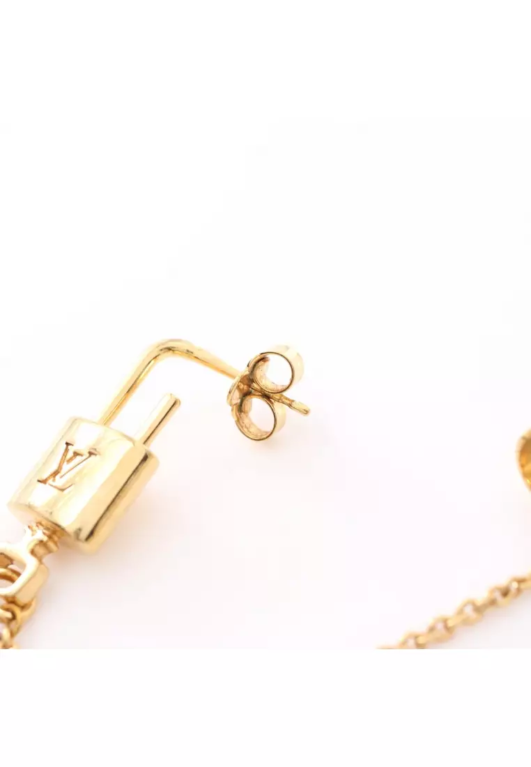 Buy Louis Vuitton Pre-loved LOUIS VUITTON LV Rocky Pierce earrings ear cuff  GP gold 2023 Online