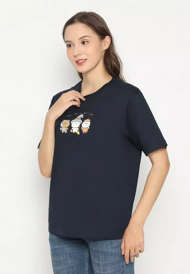 RBJ Ladies T-Shirt Cotton Combed Wanita 45001