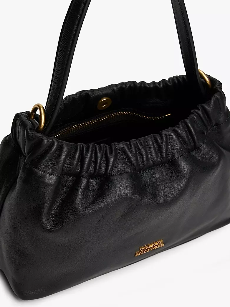 Tommy Hilfiger - Soft Leather Logo Plaque Crossbody Bag