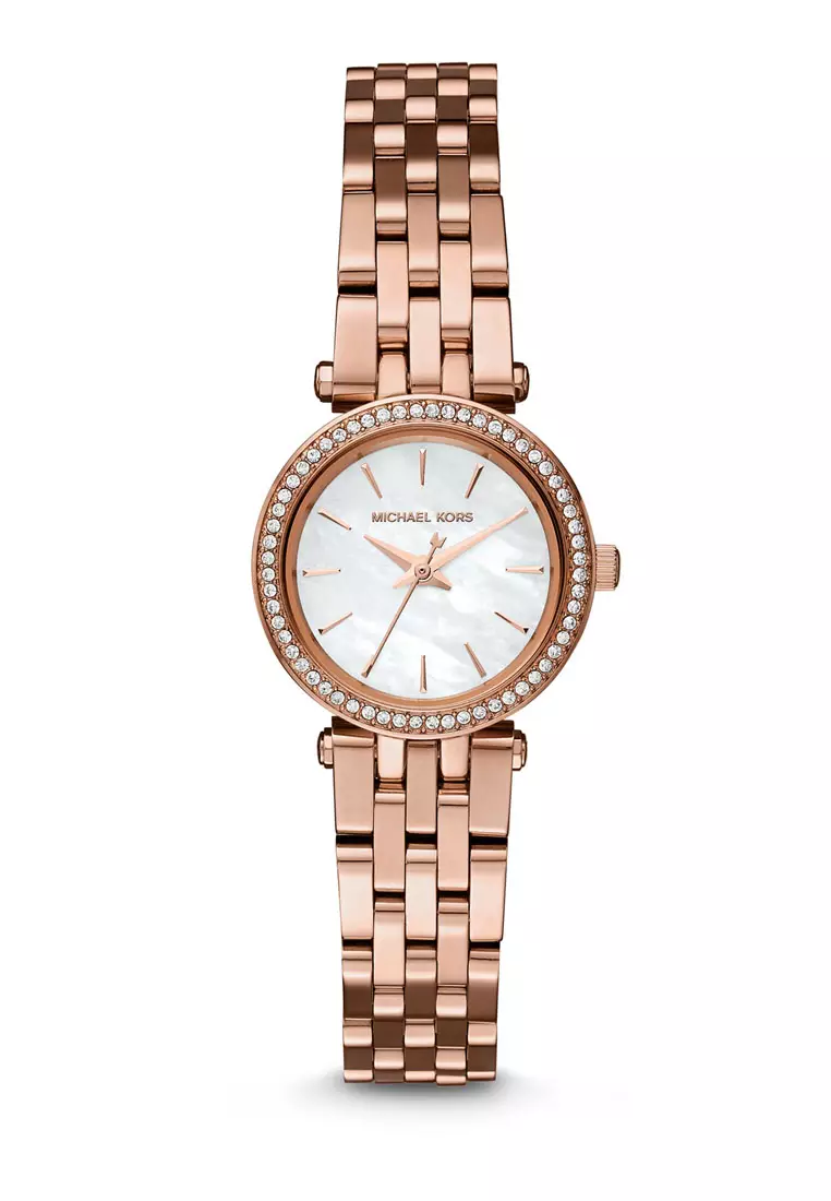 Mk darci rose gold watch store