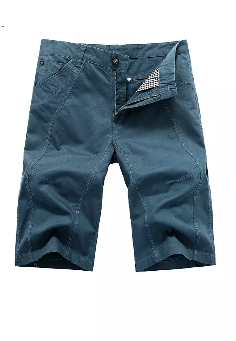 Mens blue deals cotton shorts