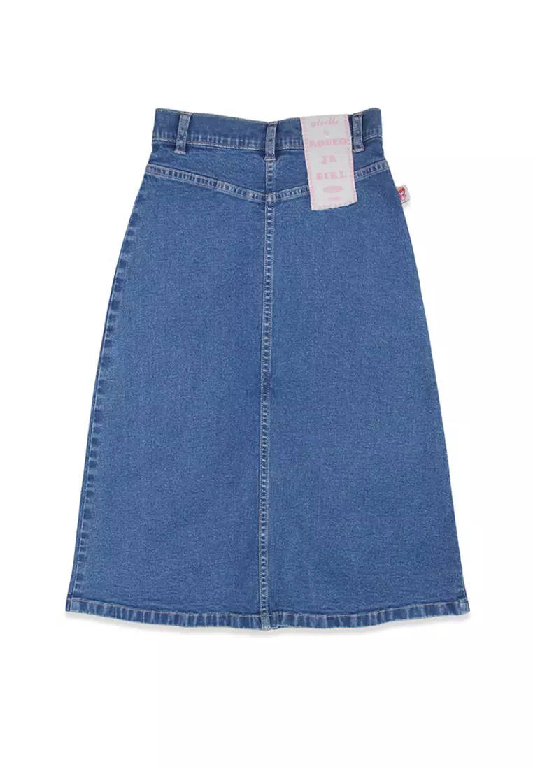 Maxi Skirt/ Rok Panjang Denim Anak Navy/ Rodeo Junior Girl Dreamers