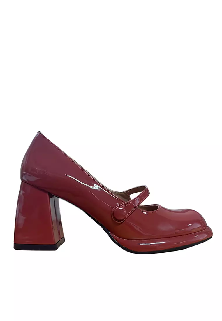 Discount on Twenty Eight Shoes  shoes - SKU: 7cm Buckle Strap Patent Leather Mary Jane Shoes Te876-2
