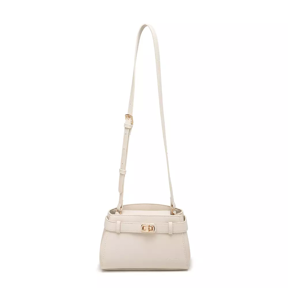 En-Ji Risa Handbag Wanita Warna Ivory