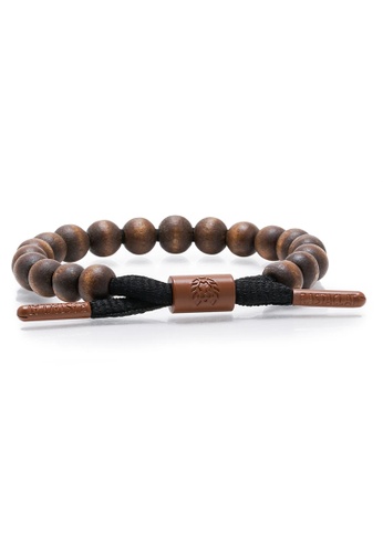 Rastaclat brown Beaded Bracelet: Truth (M/L; Boxed) 8F1FCAC4E5E36EGS_1