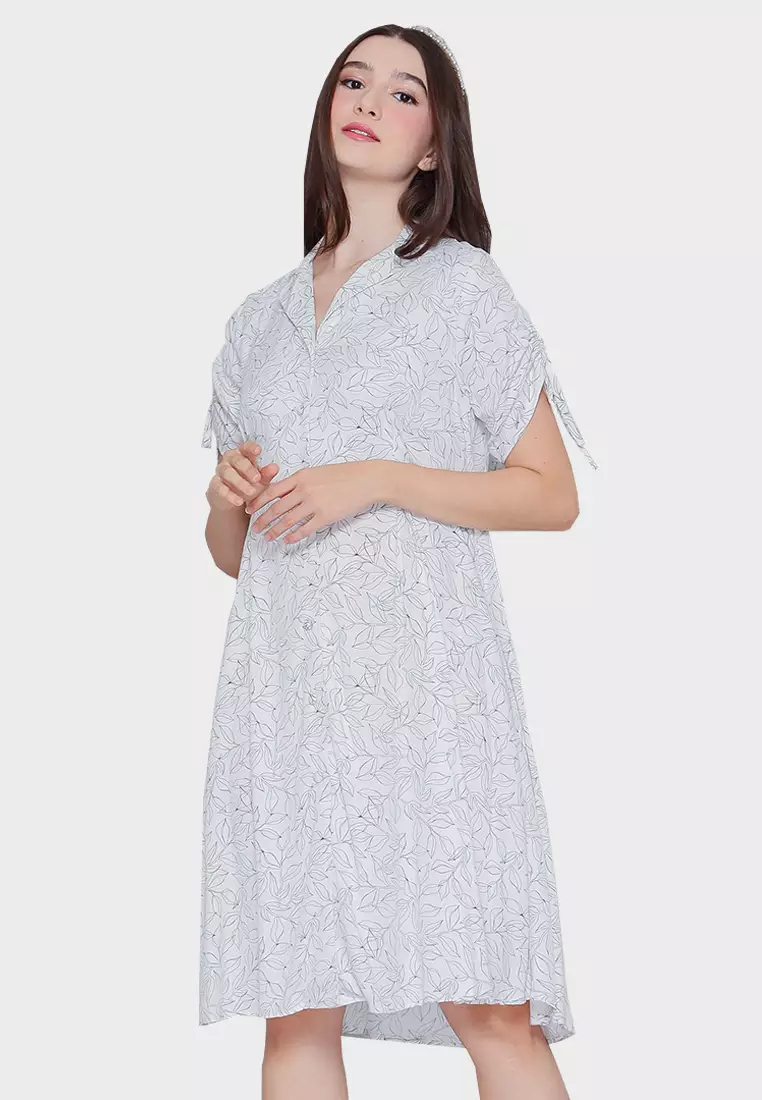 Urban Exchange Rachael White-Green Dress