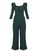 ZALORA OCCASION green Textured Square Neck Jumpsuit 5DE30AA2854590GS_5