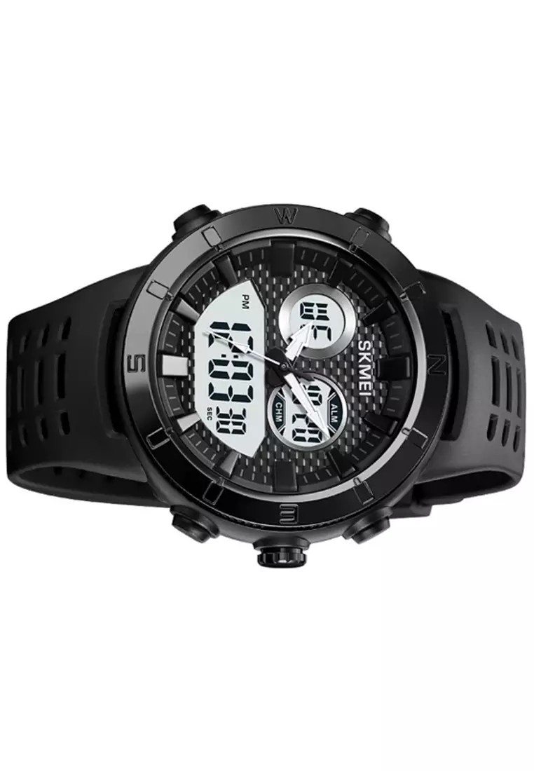 Jam Tangan Analog Digital Pria Waterproof Many Function Strap Tali Material ABS IR90 ORIGINAL