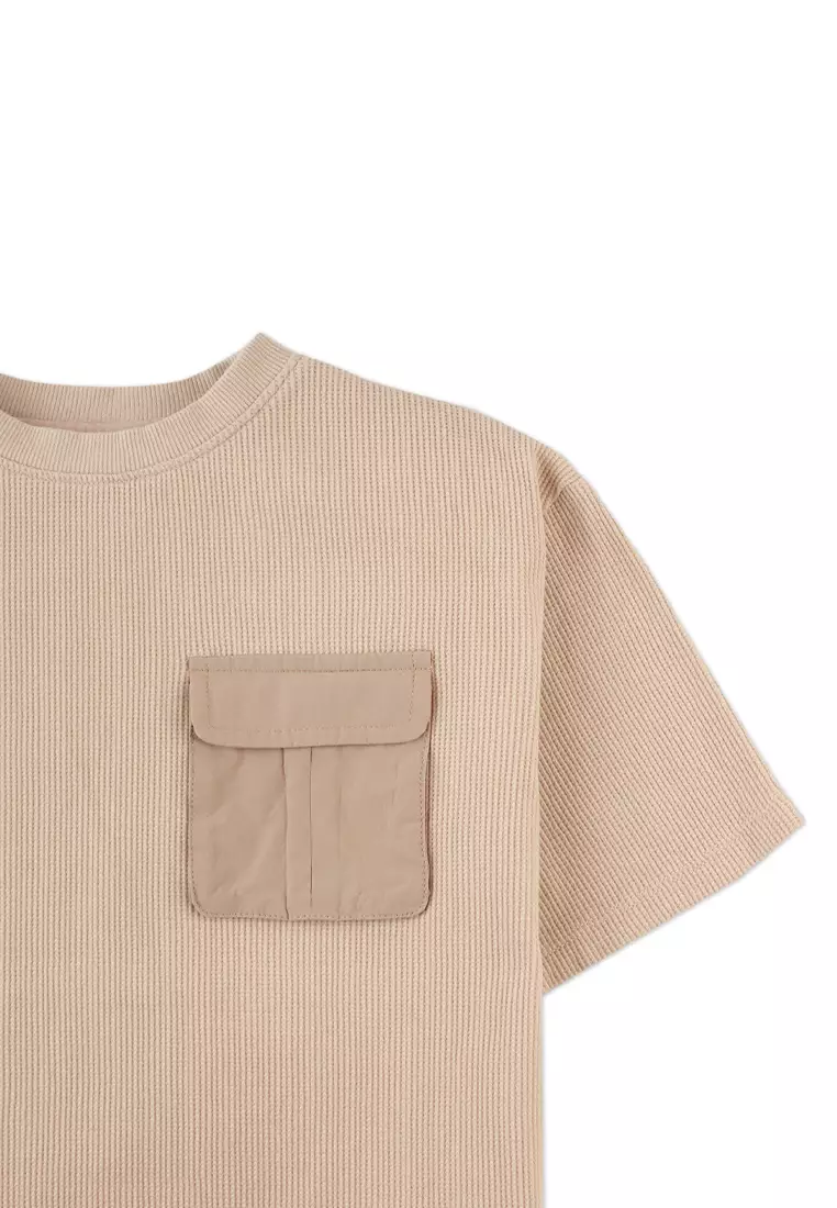 Boys Griffin Drawstring Tee With Pocket