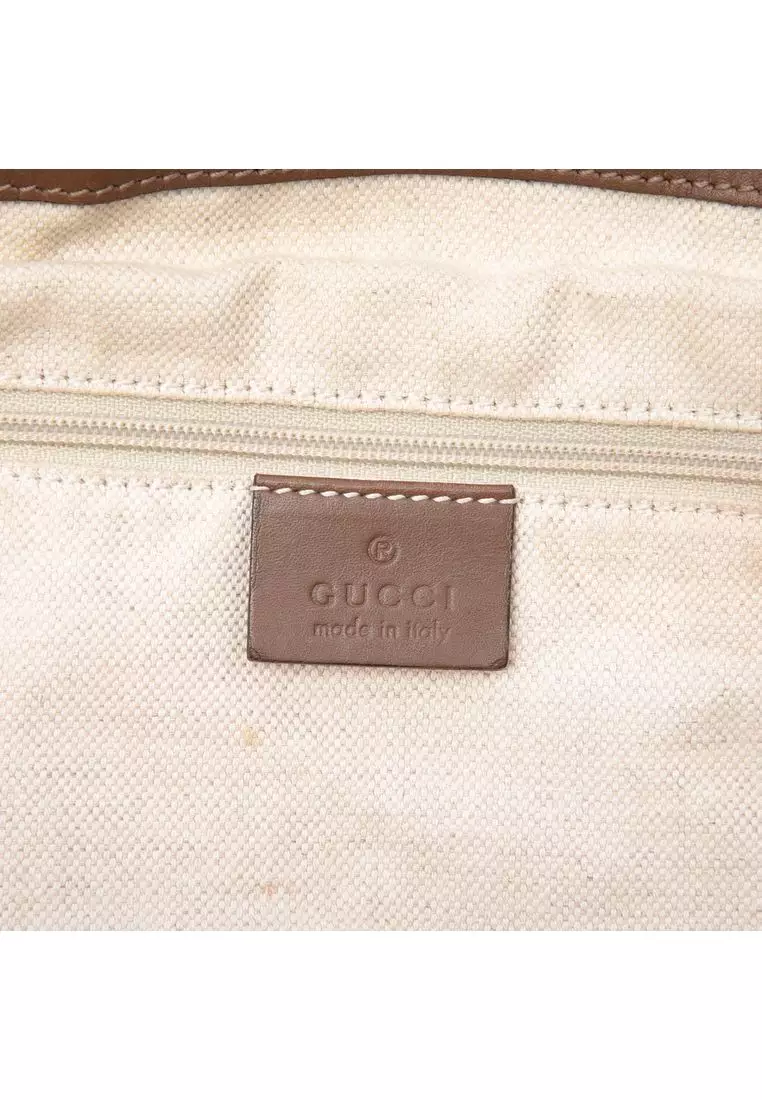 Pre-Loved Gucci Gg Canvas Sukey Satchel