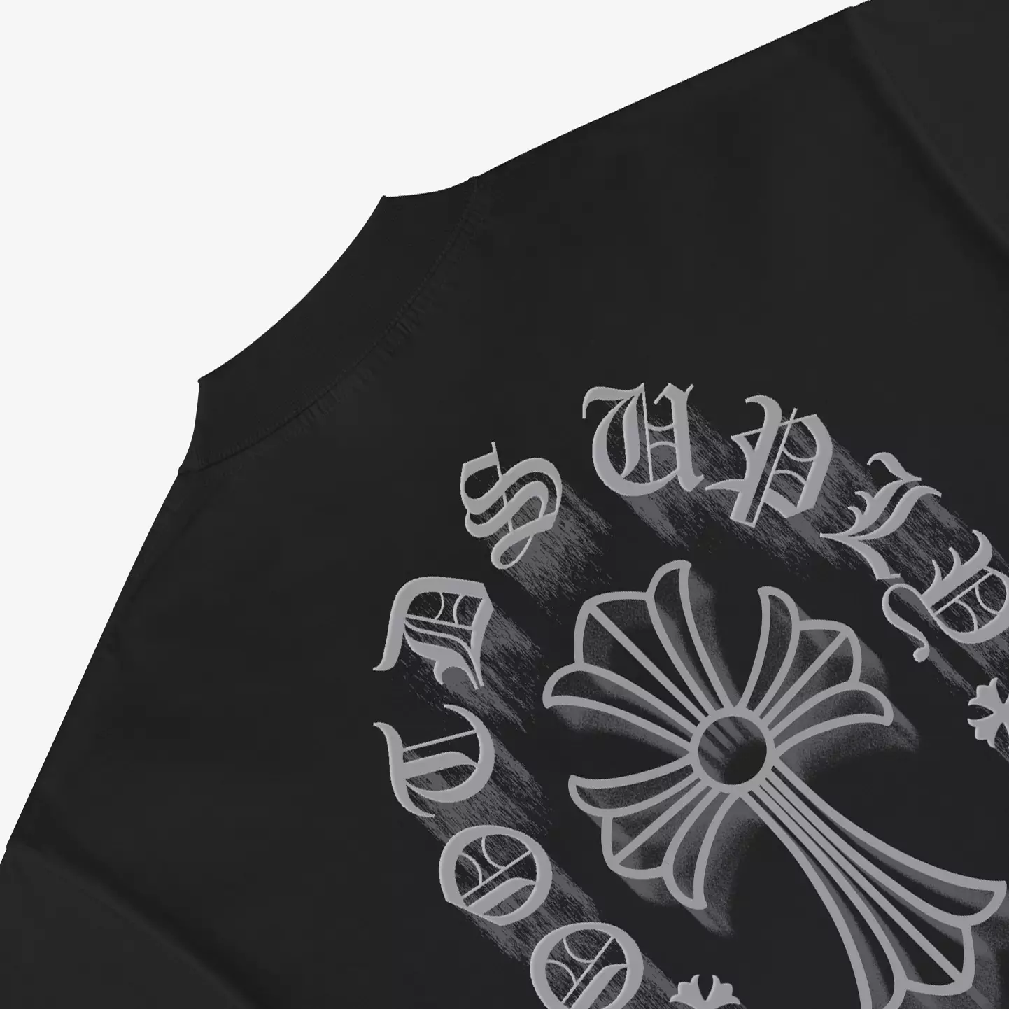 OOTDSUPPLY Boxy Fit Oversize Mystic Relic Black & White l Tshirt Boxyfit l Kaos Boxy OVZBX036