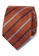 T.M. LEWIN orange T.M.Lewin Orange Multi Stripe Textured Silk Slim Tie 0E9E3AC3638D6BGS_1