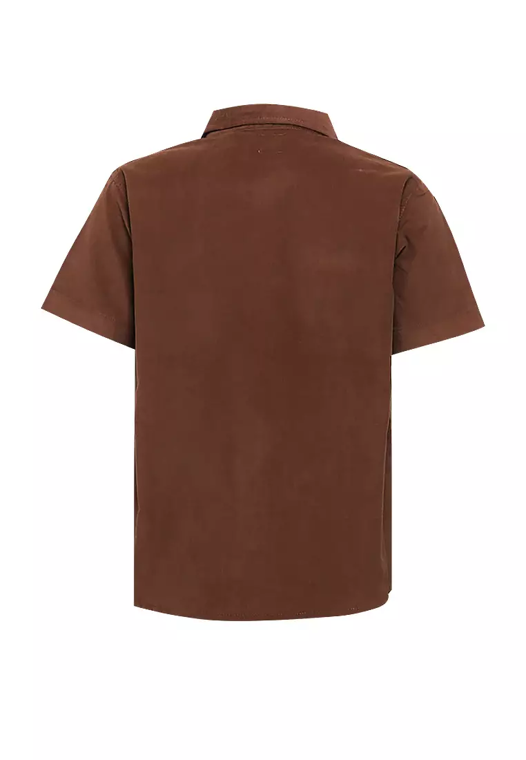 Unisex Corduroy Bordir Shirt