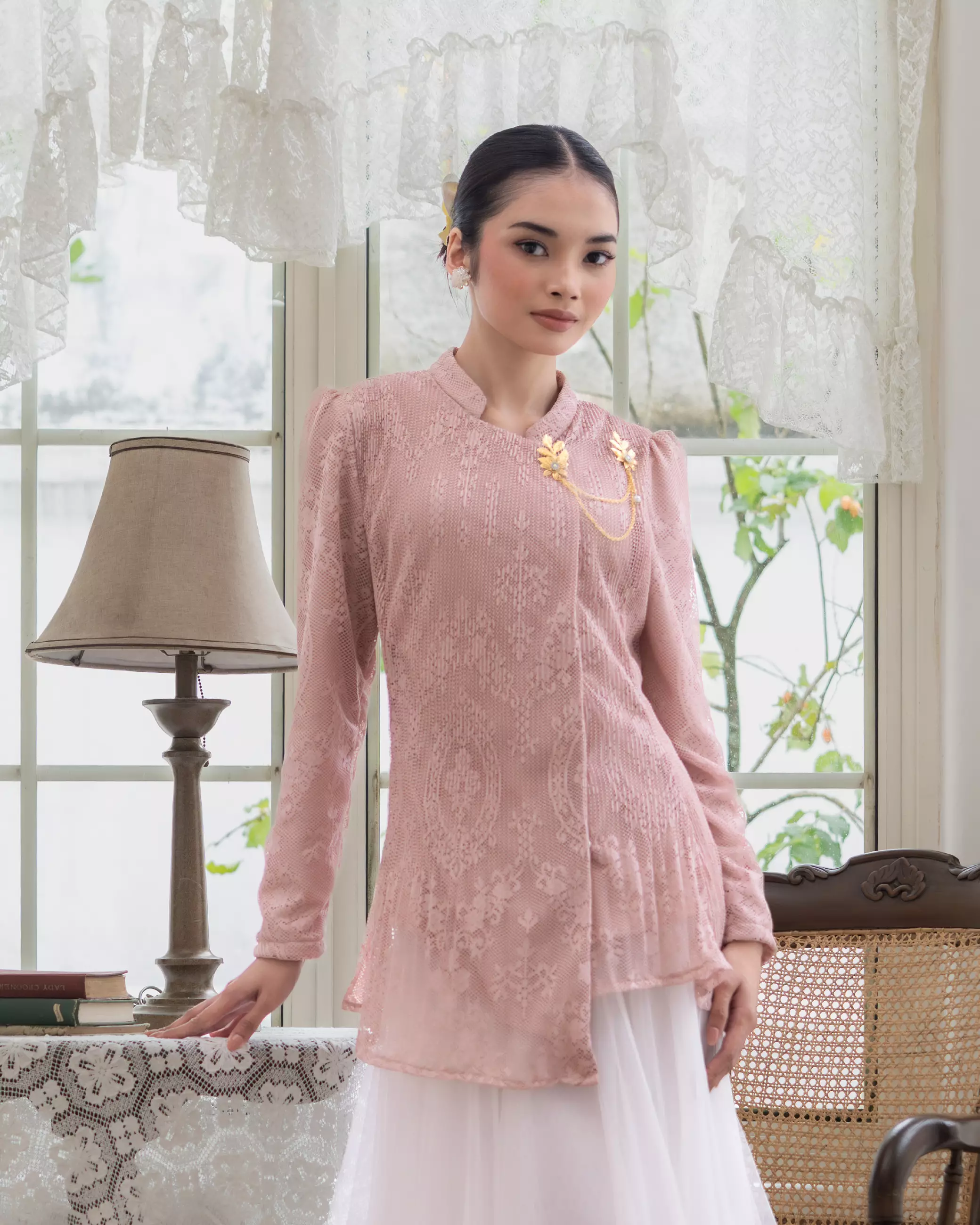 Nirmala Blouse - Rose