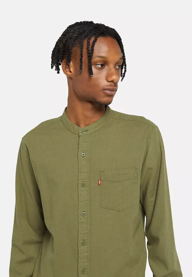 Levi's® Men's Banded Collar 1 Pocket Shirt (47784-0056)
