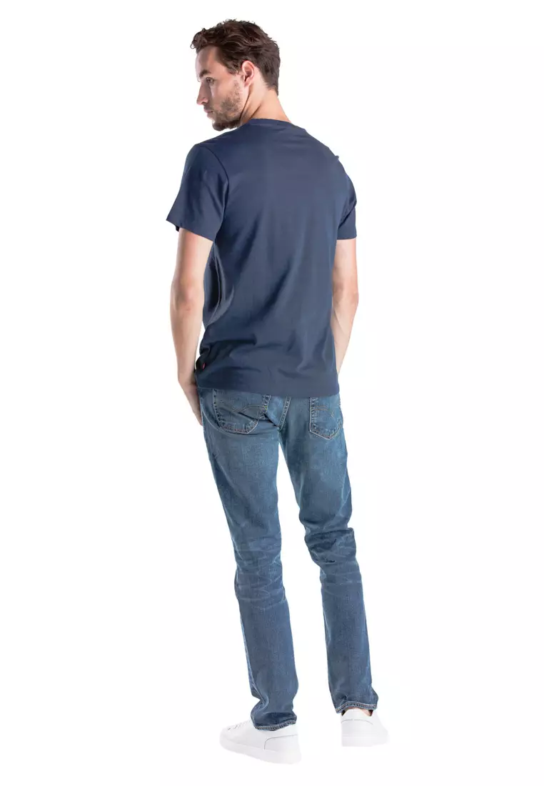 Levi's Graphic Set In Neck Hm Graphic Dress Blues