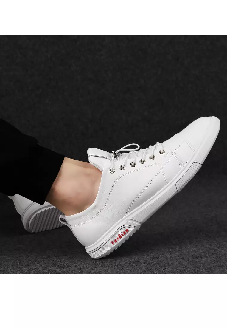 Grain Leather Drawstring Sneaker YY1968