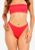 MISSGUIDED red Rib Boomerang Bikini Bottom 575B1US78D3DFAGS_1