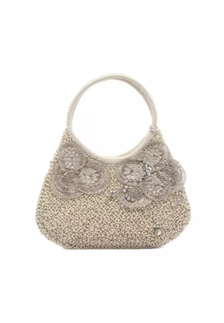 Buy Anteprima Pre-Loved Anteprima wire bag Handbag PVC off white