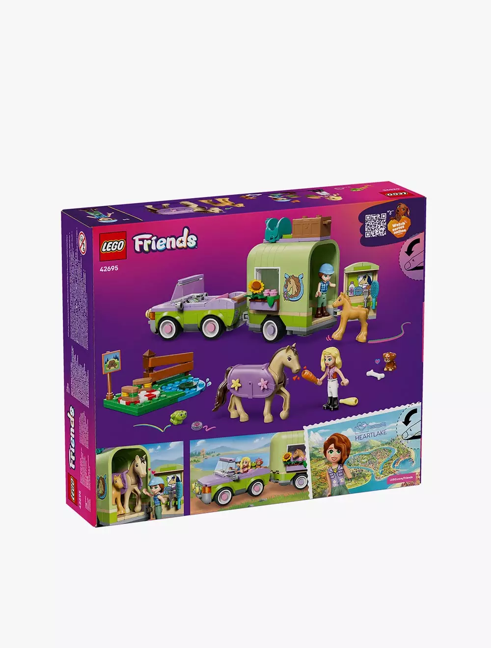 LEGO® Friends Horse & Baby Foal Trailer - 42695