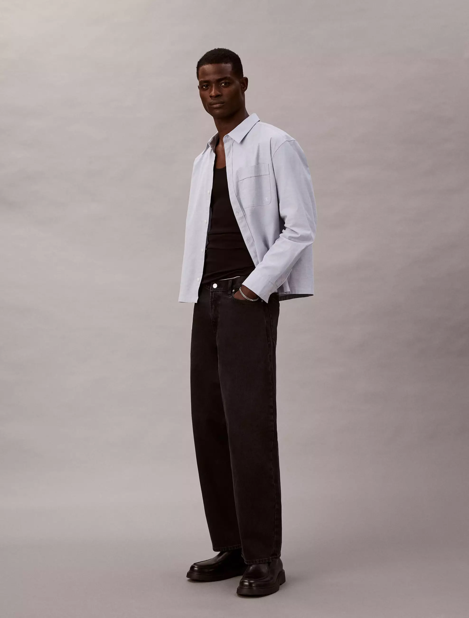 Calvin Klein - Men's Barrel Fit Covnan Denim