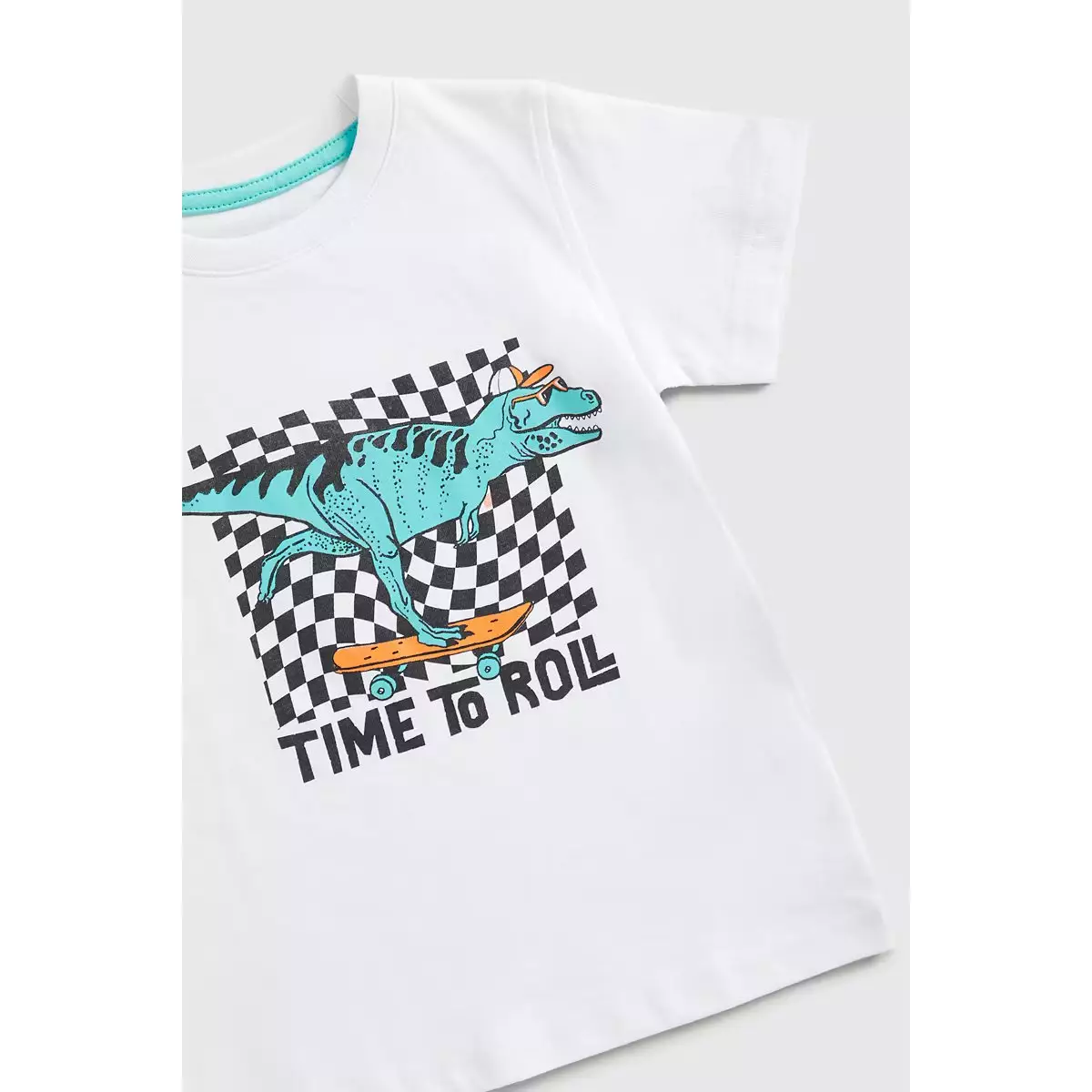 Mothercare T-Shirt and Cargo Shorts Set - Set Pakaian Anak Laki-laki (Putih)